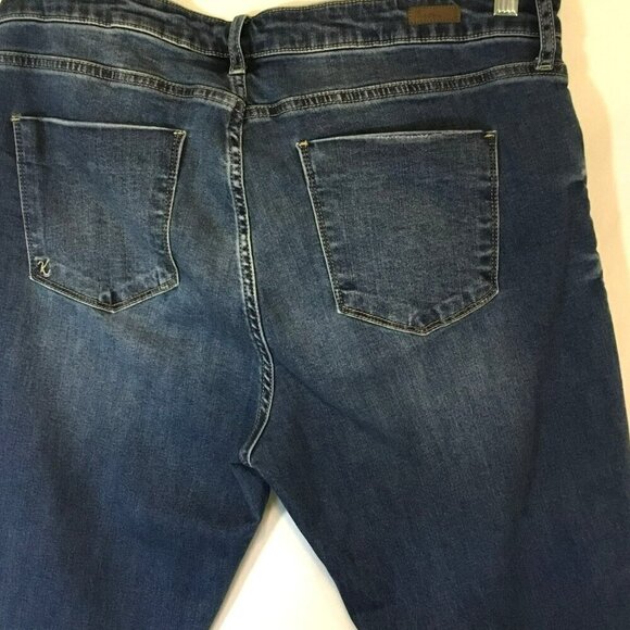 Kut From The Kloth Women's Straight Leg Cropped Jeans Medium Wash Size 16 - Picture 8 of 12